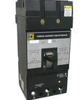 Straight Heavy Duty Molded Case Thermal Magnetic Circuit Breaker KH36125 125 Amp 3 Pole 600 Volt Legit 65kA AIC Rating close-up view