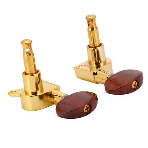 Top Tier Locking Tuning Pegs For Acoustic And Electric Guitar Featuring 3L3R Machine Heads With Screws Bushings And Ferrules To Stop Rust gold tuners