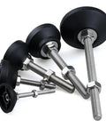 Adjustable Leveling Feet For Furniture With 40mm Diameter, Height Adjustable From 30 To 150mm, M5 To M12 Thread Compatibility, Nylon And Stainless Steel Base, No Tool Needed Setup, Reduces Wobble And Protects Floors, black