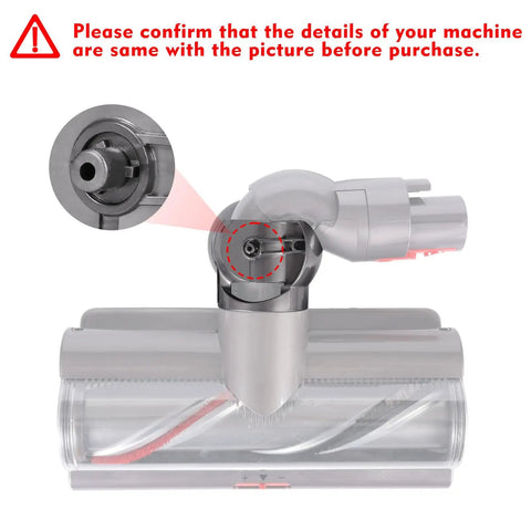 Ball Wheel And Vacuum Head Connector Replacement For V10 V11 V15 Vacuum Cleaners High Torque 100W cleaner head close-up