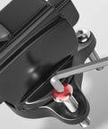 Close-up of a button head socket cap bolt being tightened with an Allen wrench, showcasing a 22 Pack 3/8 16 X 1/2 In Button Head Socket Cap Bolts.