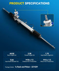 Rack And Pinion Direct Bolt In Replacement For 2005 2008 Uplander FWD 2005 2006 Montana FWD SV6 2005 2007 Terraza Relay FWD