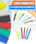Pro Grade Heat Shrink Tubing Kit 430 Pcs 3 To 1 Adhesive Lined Dual Wall Marine Grade Waterproof Insulation In 6 Vibrant Colors