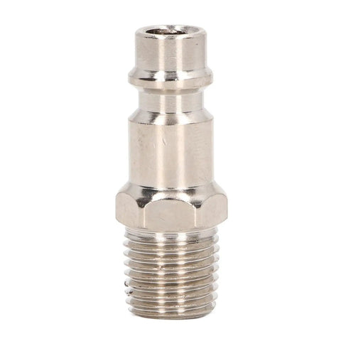 Pro Grade Pneumatic Die Grinder With Precision Machined Chuck air connector fitting for rotary tools, stainless steel construction.