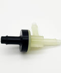 Black and white plastic Ford Econoline Air Pump Vacuum Check Valve Replacement For 08-14 E-150 E-250 E-350, Compatible With OEM D7OZ-19A563-A.