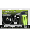 Ergonomic 6 Piece Blow Gun Kit With Variable Flow Trigger For Precise Air Control In Green Finish X3 Gun Bodies Easy Storage And Durable Construction AG1200FZKIT Pro Grade packaging