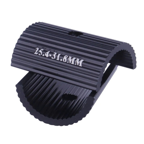1 Pair Aluminum Alloy Bike Handlebar Stem Adapter 25.4mm To 31.8mm Conversion Shim Black Easy Install For Upgrading 25.4mm Handlebars To 31.8mm Stems Includes 2 Adapters For Road And Mountain Bikes.