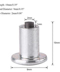 100 Piece 9 Mm Tire Stud Screws And Tough Tungsten Steel Snow Tire Spikes close-up showing dimensions and design details.