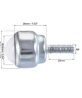 Ball Transfer Bearing Unit 24mm Ball Roller With 360 Degree Rotation Bolt Mount 20kg Load Per Unit 1.22x1.02in Body M8x22mm.