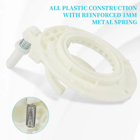 Washing Shift Actuator Coupling Assembly Replacement for LG and Kenmore Washers, plastic with metal spring detail