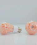 Salt Light Bulbs 60 Watt Equivalent 7W Dimmable LED A19 Salt Lamp Bulbs With Warm Amber Glow, pink salt crystal design, E26 base