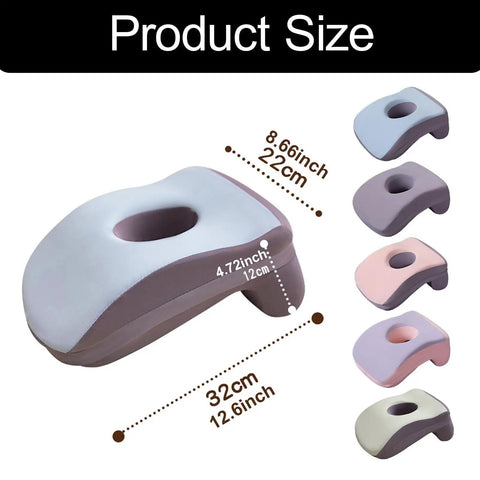 Cooling Memory Foam Office Napping Pillow With Neck Support For Face Down Pillow Rest That Helps You Chill, multiple colors, size chart