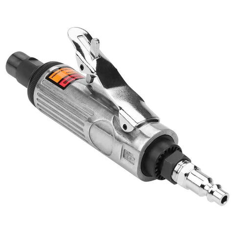 1/4 Inch Pneumatic Die Grinder Delivers Blazing 22000 Rpm Air Power Through An Ergonomic Angle Handle for metal engraving.