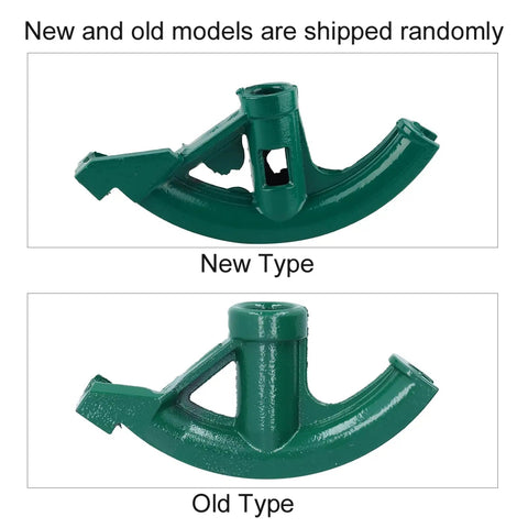 New and old models of Heavy Duty Cast Iron Manual Pipe Bender For Electric Wire And Tubing, showing design differences.