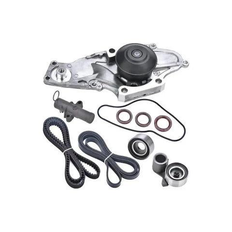 Premium Heavy Duty Timing Belt Kit With Pump And Crank Cam Seal Oem Quality For Acura MDX RL TL Honda Odyssey Pilot Ridgeline 3.5L Engine Keeps Things Cold Quiet And Ready To Go When You Drive Hard Every Single Day Of The Week Without Worry, water pump and seals