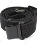 Authentic WWII US Cotton Canvas Rifle Sling With Correct WW2 Hardware Black Webbing 100 Percent Cotton Durable Sling