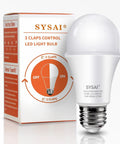Three Clap Sound Activated Light Bulb for Bedroom Lamp, Clap Detection To Turn On Off, Hands Free Smart Home Lighting packaging