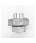 Straight Swap 304 Stainless Steel Female Thread Union Coupling Featuring Rotatable Swivel Joint And Hex Nut For Smooth Pipeline Installations And Zero Drip Action All Day Long, top view image.