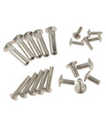 Beefy Nut Connector Kit For Furniture M5 And M8 Snap Rivet Screws, Male And Female Quick Assembly Hardware Sets, Includes 10 Complete Sets For Kitchen Cabinets, Beds, And DIY Splicing, Easy Fit, No Fuss Build, Strong Hold, metal fasteners set