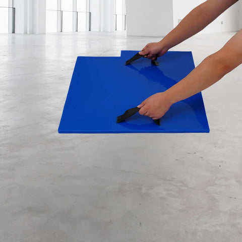 Concrete Stamp Set Of 4 24x24 Inch Realistic Texturing Mats With Handles Reusable Concrete Molds for walls and floors