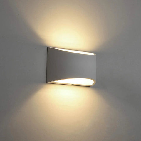 Dope LED Wall Sconce Light 7W Warm White 2700K up and down plaster finish indoor wall lamp mounted on interior wall
