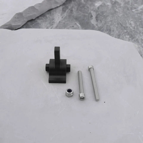 Rear Upper Link Riser For Axial SCX10 III AR45P Shafts One Tenth Scale RC Crawler LCG Chassis, aluminum part with bolts on white surface