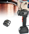 Electric Ratchet Cable Cutter Battery Powered Hydraulic Wire Cutter For Copper And Aluminum, Portable EC65M with battery