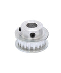 Rock Solid Aluminum XL Timing Pulley Featuring 20 Dope Teeth And Five Point Zero Eight Mm Pitch for 10 mm XL belts.