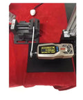 Straight Up Precision Handheld Digital Surface Roughness Tester And Portable Profilometer on a workbench with digital display.