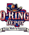 O-Ring Depot logo with cowboy hat and Texas Made by Veterans banner