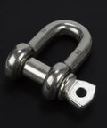 Rock Solid 1/2 Inch Chain Shackle Clevis Bow Ring Forged From Saltwater Proof 316 Stainless Steel for heavy-duty rigging