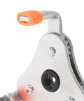 Close-up view of Ergonomic Smoke Sensor Removal Tool And Transducer Head Disassembler With Long Reach Handle for high places.