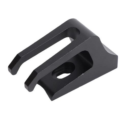 Aluminum Alloy Scooter Front Hook For M365 And Electric Scooters, Easy Carrying Attachment, black finish hook side view