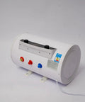 9.25 Gal Mini Electric Water Heater Wall Mounted Stainless Steel Tank 1500W Heating Undersink Point Of Use for easy installation.