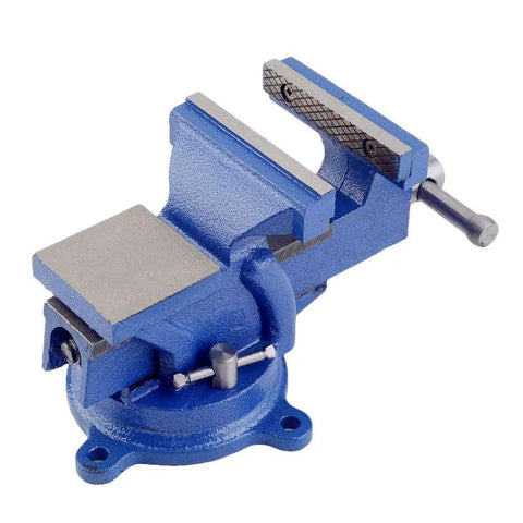 Heavy Duty 6-Inch Swivel Bench Vise With Locking 360-Degree Swivel Base For Metal Milling Tabletop Workbench Clamp Press 150mm Jaw Ideal For Home Shop Projects