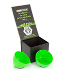 Green Magnetic Nut Cups 2 Pack, Curved Magnetic Parts Tray Holds Up To 5 Pounds next to open box