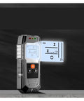 Game Changer Wall Scanner And Upgraded Stud Finder With Integrated Rebar Locator Plus Metal Wire Detector screen display showing measurements.