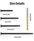 Traxxas Suspension Screw Pin Set Replacement Parts For 1/5 X Maxx 6S 8S And 1/6 XRT 8S RC Trucks size details showing hard anodized alloy pins.
