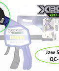Blue Duo Jaw Set For QC Mate Clamp System 1/2 Inch And 3/4 Inch Jaws black replacement jaws for QC-Mate clamp tool