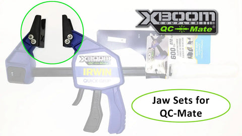 Blue Duo Jaw Set For QC Mate Clamp System 1/2 Inch And 3/4 Inch Jaws black replacement jaws for QC-Mate clamp tool