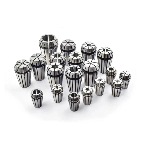 Hella Durable 3KW Water Cooled Spindle Kit Runs Sweet With 220V Drive Includes Steel Grip ER20 Collet Chuck And Reliable 80W Coolant Pump Built For Weekend Pros, steel ER20 collet chucks in various sizes.