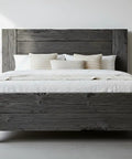 Real Deal Charcoal Reactive Water Based Interior Wood Stain Offering Smoky Weathered Undertones A Totally Voc Free Mix For Modern Rustic Industrial Builds Give Your Next Project Some Serious Kick Bulk Size Ready in a stylish wooden bed frame.