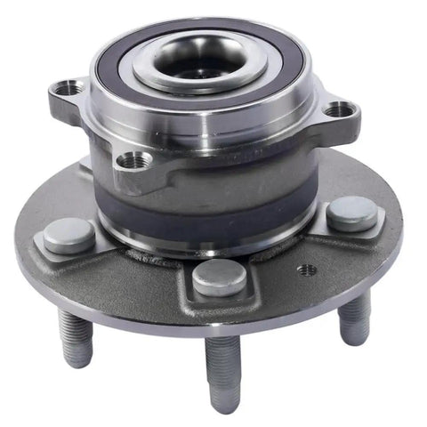 Straight Up Reliability Wheel Hub And Bearing Assembly Front Or Rear, detailed view showing robust metal design and bolt fittings.