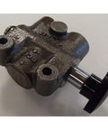 Two Way Hydraulic Single Selector Valve for Heavy Duty Performance, Handles Up To 2500 PSI, 20 GPM Flow, 1/2 Inch Work Ports