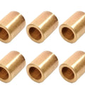 Brass bushings from Stainless Steel Base Bushings Set 3mm To 12mm Inner Diameter Bearing Sleeves For Slide Block 4mm To 20mm Length 10 Pieces