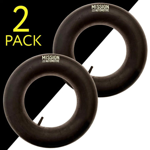 Pack of 2 heavy duty 4.80/4.00-8 inch tire inner tubes for wheelbarrows and trailers, durable rubber material