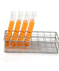 Stainless Steel Test Tube Rack With Wire Construction, 24 Slots, Fits Tubes Up To 25mm Diameter, Autoclavable At 121C