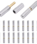 Beefy Weldable Barrel Hinges 2 3 8 by 1 2 Inches Bullet Hinges Carbon Steel Detachable Door Hinge set of 20