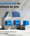 Smart Solar MPPT Bluetooth Charge Controller For Solar Panels 150V Input 100A Max Supports 12 24 36 48V Systems display