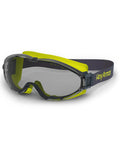 Over Glasses Safety Goggles That Go Over Your Specs Clear Vision With Permanent Anti Fog Coating, soft seal, adjustable strap